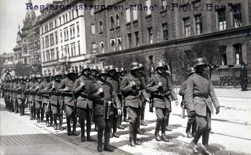 Freikorps Epp entering munich May 1919